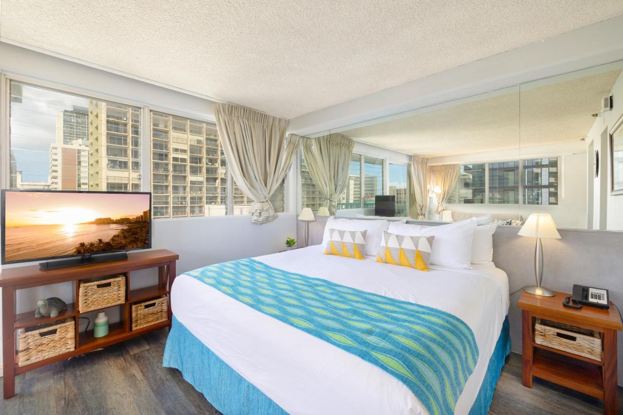 Beautiful Studio In The Heart Of Vibrant Waikiki Honolulu Eksteriør bilde