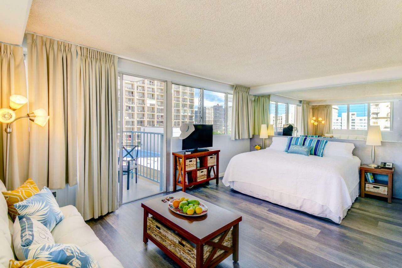 Beautiful Studio In The Heart Of Vibrant Waikiki Honolulu Eksteriør bilde