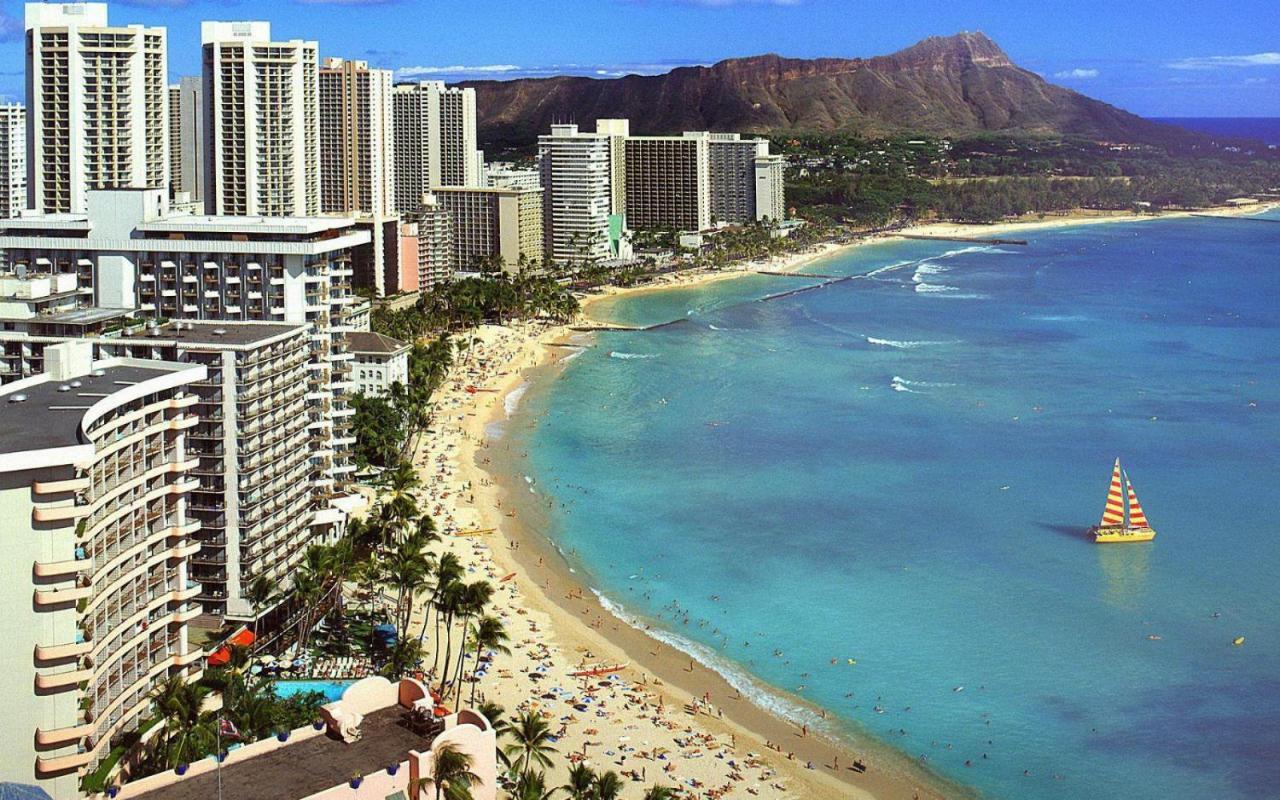 Beautiful Studio In The Heart Of Vibrant Waikiki Honolulu Eksteriør bilde